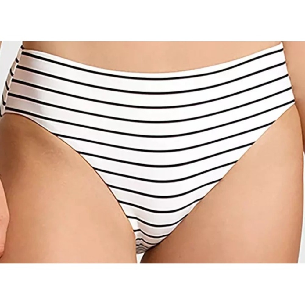 Calia Wide Band Stripe‎ Bottom Black/White Women's XL NWT